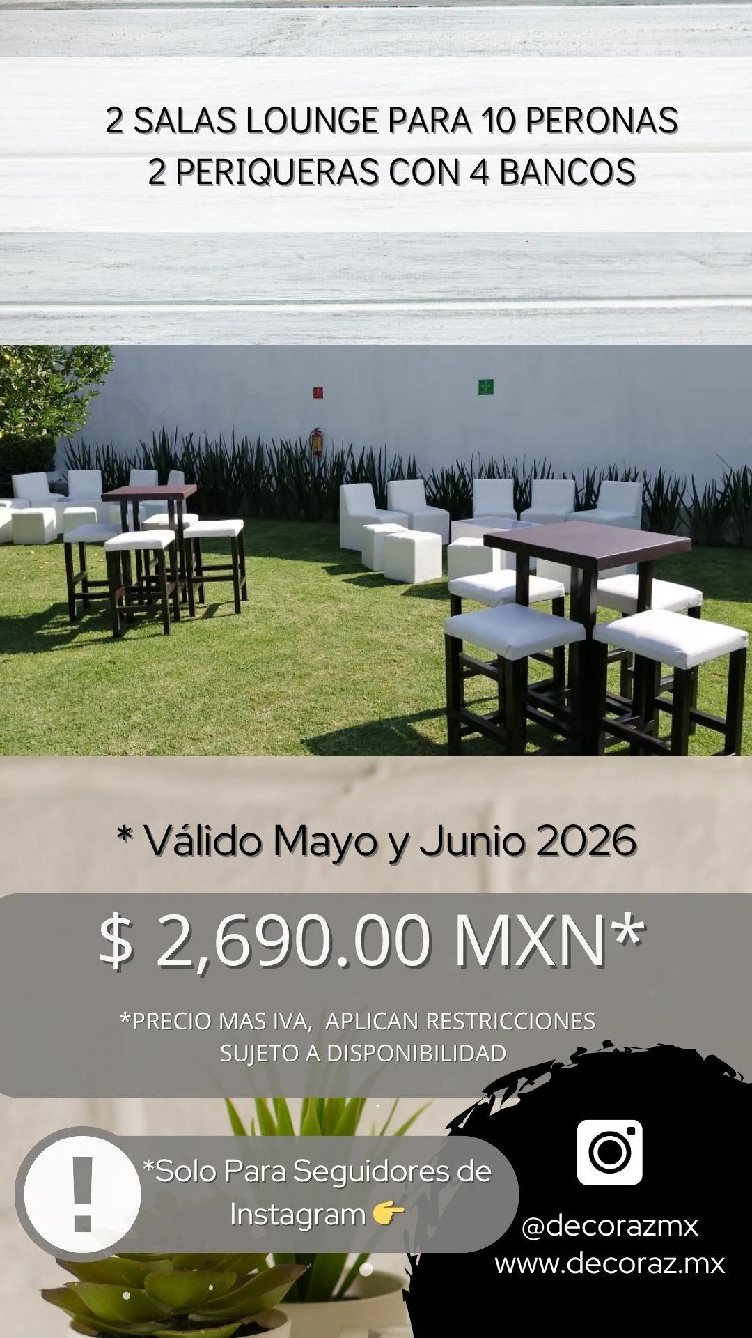 Promo de Salas Lounge Promo de Salas Lounge