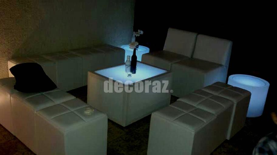 Mesa Lounge Iluminada